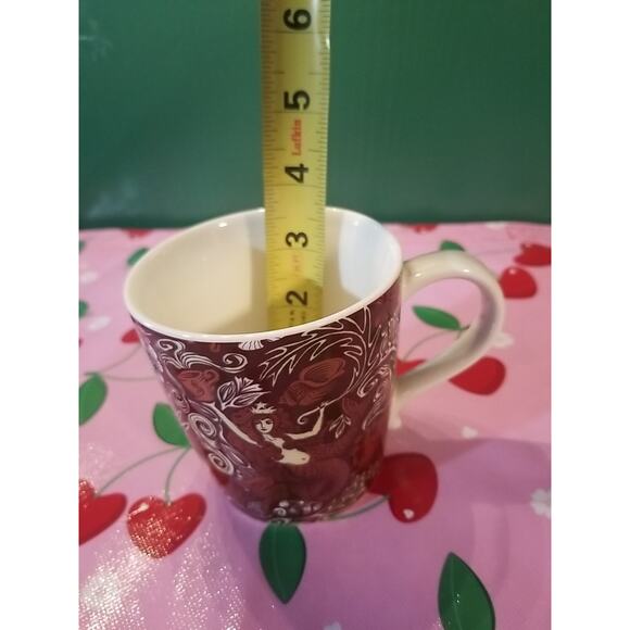 Starbucks 2008 Anniversary Mug Split Tail Mermaid Siren Copper Brown 12 oz Cup - Picture 5 of 5